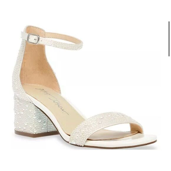 Betsey Johnson Mari Block Heel Evening Sandals - Picture 1 of 11